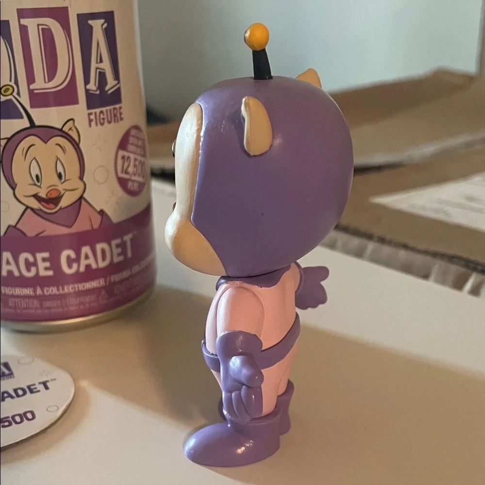 Funko Space Cadet Soda Figure in Purple and White